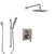 Delta Ara Stainless Steel Finish Shower System with Control Handle, Integrated Diverter, Showerhead, and Hand Shower with Slidebar SS24867SS8