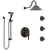 Delta Trinsic Venetian Bronze Shower System with Control Handle, Integrated 6-Setting Diverter, Showerhead, 3 Body Sprays, and Hand Shower SS24959RB11