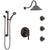 Delta Trinsic Venetian Bronze Shower System with Control Handle, Integrated Diverter, Showerhead, 3 Body Sprays, and Grab Bar Hand Shower SS24959RB12