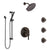 Delta Trinsic Venetian Bronze Shower System with Control Handle, Integrated 6-Setting Diverter, Showerhead, 3 Body Sprays, and Hand Shower SS24959RB2