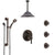 Delta Trinsic Venetian Bronze Integrated Diverter Shower System Control Handle, Ceiling Showerhead, 3 Body Sprays, and Grab Bar Hand Shower SS24959RB8