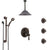 Delta Cassidy Venetian Bronze Integrated Diverter Shower System Control Handle, Ceiling Showerhead, 3 Body Sprays, and Grab Bar Hand Shower SS24997RB8