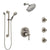 Delta Cassidy Stainless Steel Finish Integrated Diverter Shower System Control Handle, Showerhead, 3 Body Sprays, and Grab Bar Hand Shower SS24997SS2