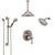 Delta Cassidy Stainless Steel Finish Integrated Diverter Shower System Control Handle, Showerhead, Ceiling Showerhead, Grab Bar Hand Spray SS24997SS8