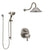 Delta Trinsic Dual Control Handle Stainless Steel Finish Shower System, Integrated Diverter, Showerhead, and Hand Shower with Slidebar SS27859SS11