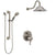 Delta Cassidy Stainless Steel Finish Shower System with Dual Control Handle, Integrated Diverter, Showerhead, and Hand Shower with Grab Bar SS27897SS1