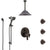 Delta Trinsic Venetian Bronze Shower System with Dual Control Handle, Integrated Diverter, Ceiling Showerhead, 3 Body Sprays, Hand Spray SS27959RB5