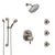 Delta Trinsic Dual Control Handle Stainless Steel Finish Integrated Diverter Shower System, Showerhead, 3 Body Sprays, Grab Bar Hand Spray SS27959SS5