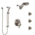 Delta Trinsic Dual Control Handle Stainless Steel Finish Integrated Diverter Shower System, Dual Showerhead, 3 Body Sprays, and Hand Shower SS27959SS9