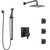 Delta Ara Venetian Bronze Shower System with Dual Control Handle, Integrated 6-Setting Diverter, Showerhead, 3 Body Sprays, and Hand Shower SS27967RB5