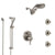 Delta Cassidy Dual Control Handle Stainless Steel Finish Integrated Diverter Shower System, Dual Showerhead, 3 Body Sprays, and Hand Spray SS27997SS11