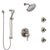 Delta Cassidy Dual Control Handle Stainless Steel Finish Shower System, Integrated Diverter, Showerhead, 3 Body Sprays, and Hand Shower SS27997SS1