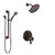 Delta Trinsic Venetian Bronze Integrated Diverter Shower System with Dual Thermostatic Control, Showerhead, and Hand Shower with Grab Bar SS27T859RB2