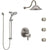 Delta Trinsic Thermostatic Control Stainless Steel Finish Integrated Diverter Shower System, Showerhead, 3 Body Sprays, Temp2O Hand Spray SS27T959SS1