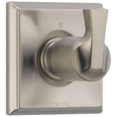 Delta Dryden Collection Stainless Steel Finish 3-Setting 2-Port Contemporary One Handle Shower System Diverter Includes Rough-in Valve D2554V