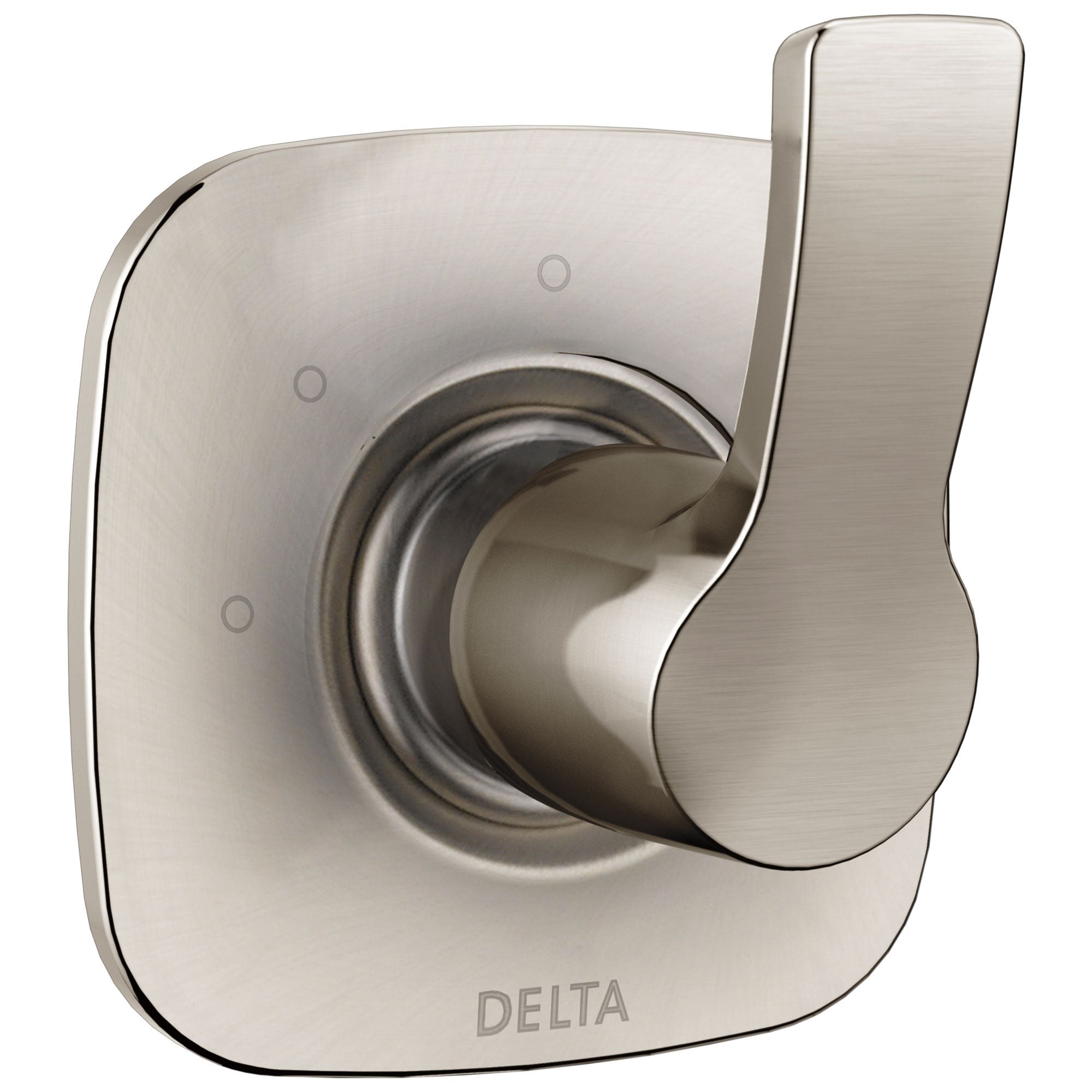 Delta Tesla Collection Stainless Steel Finish Modern 3-Setting 2-Port Single Handle Shower Diverter Includes Rough-in Valve D2059V