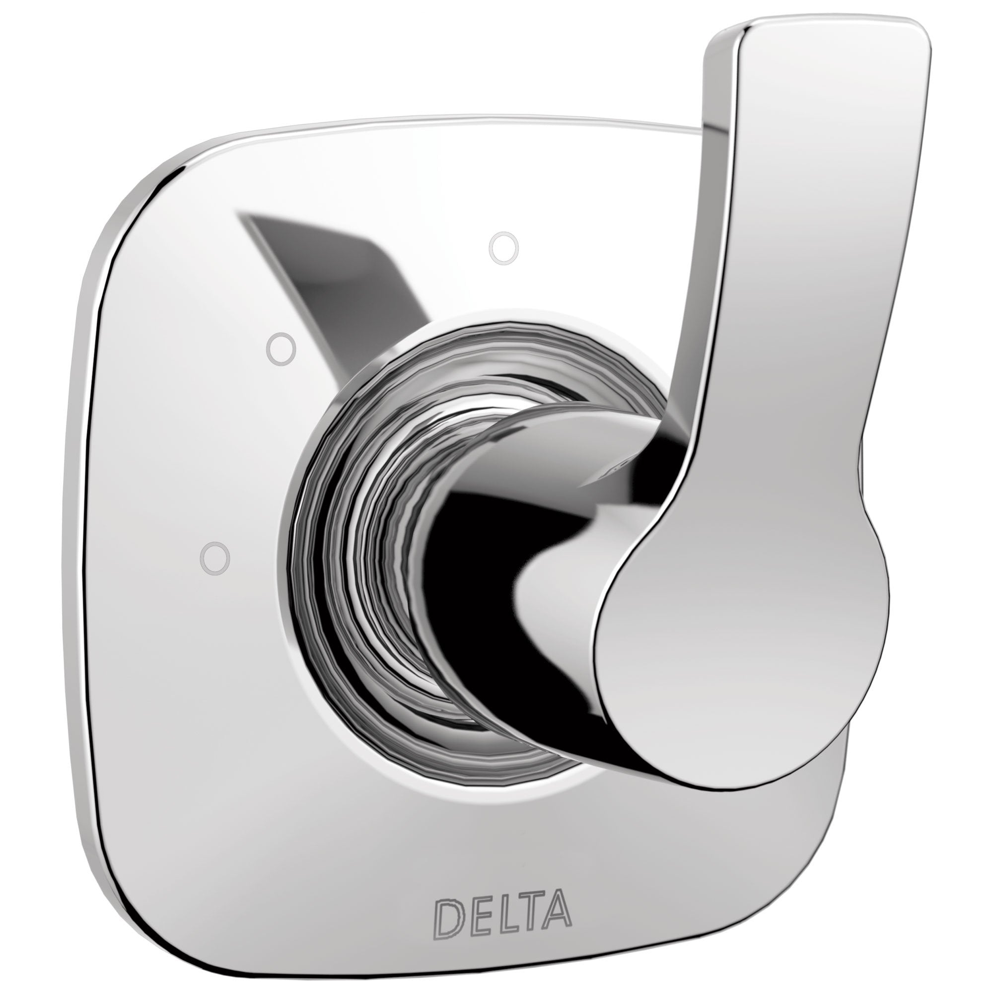 Delta Tesla Collection Chrome Finish Modern 3-Setting 2-Port Single Handle Shower Diverter Includes Rough-in Valve D2061V