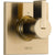 Delta 3-Setting Champagne Bronze Square Shower Diverter with Valve D184V