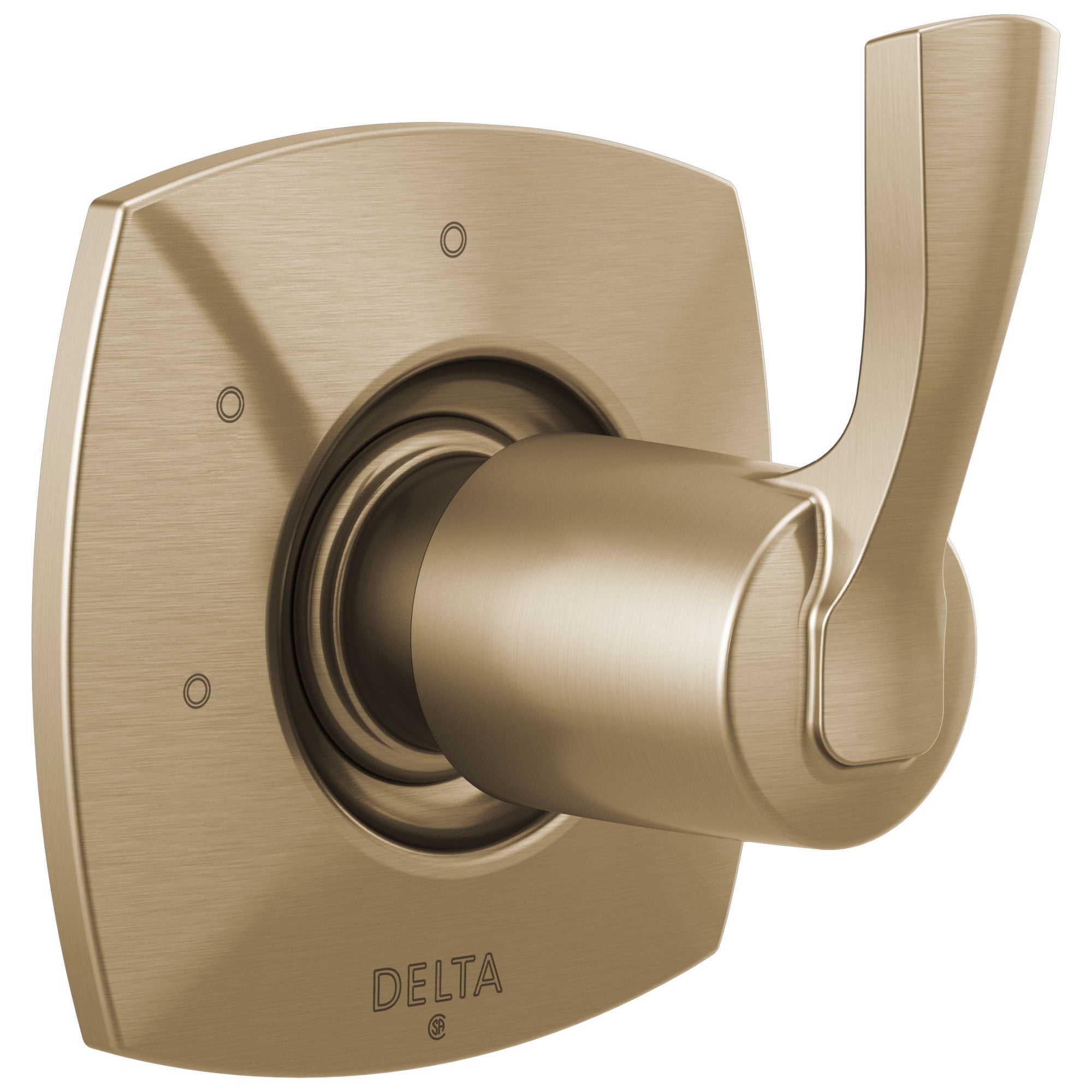 Delta Stryke Champagne Bronze Finish 3 Function 2 Outlet Port Shower System Diverter Includes Lever Handle and Rough-in Valve D3575V