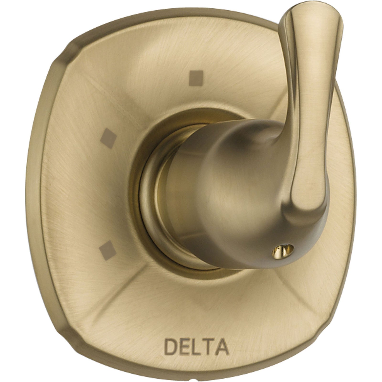 Delta Faucet T50010-CZ Body Spray Trim – Champagne Bronze, Round, Flush-Mount, 3.5" Height & Width, 1/2" Rough-In