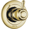 Delta 6-Setting Polished Brass Single Handle Shower Diverter Includes Rough-in Valve D2558V
