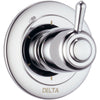 Delta Chrome Finish 6 Setting 3-Port Shower Diverter Fixture with Single Lever Handle INCLUDES Rough-in Valve D1327V