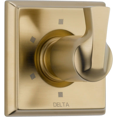 Delta 6-Setting Champagne Bronze Single Handle Shower Diverter Includes Rough-in Valve D2559V