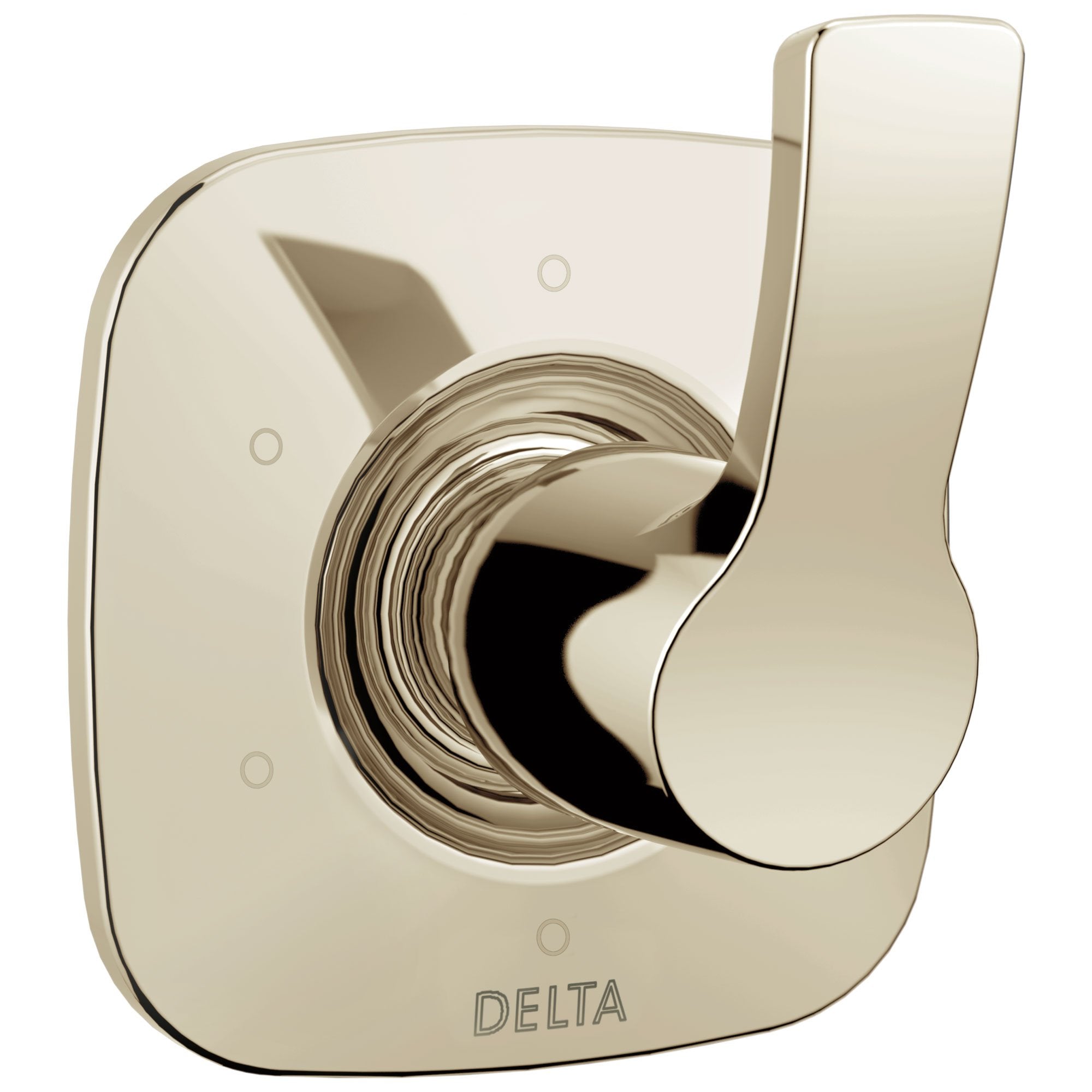 Delta Tesla Collection Polished Nickel Finish 6-Setting 3-Port Modern Single Handle Shower Diverter Includes Rough-in Valve D2054V