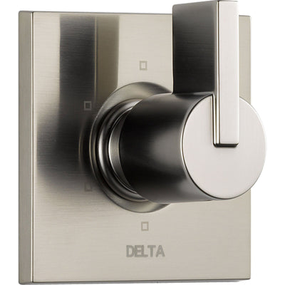 Delta Vero Stainless Steel Finish 6-Setting Shower Diverter Includes Valve D154V