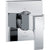 Delta Ara Modern Square Chrome Finish Single Handle 6-Setting 3-Port Shower Diverter Fixture INCLUDES Rough-in Valve D1287V