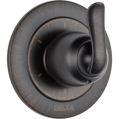Delta Linden 6-Setting Venetian Bronze 1-Handle Shower Diverter with Valve D172V