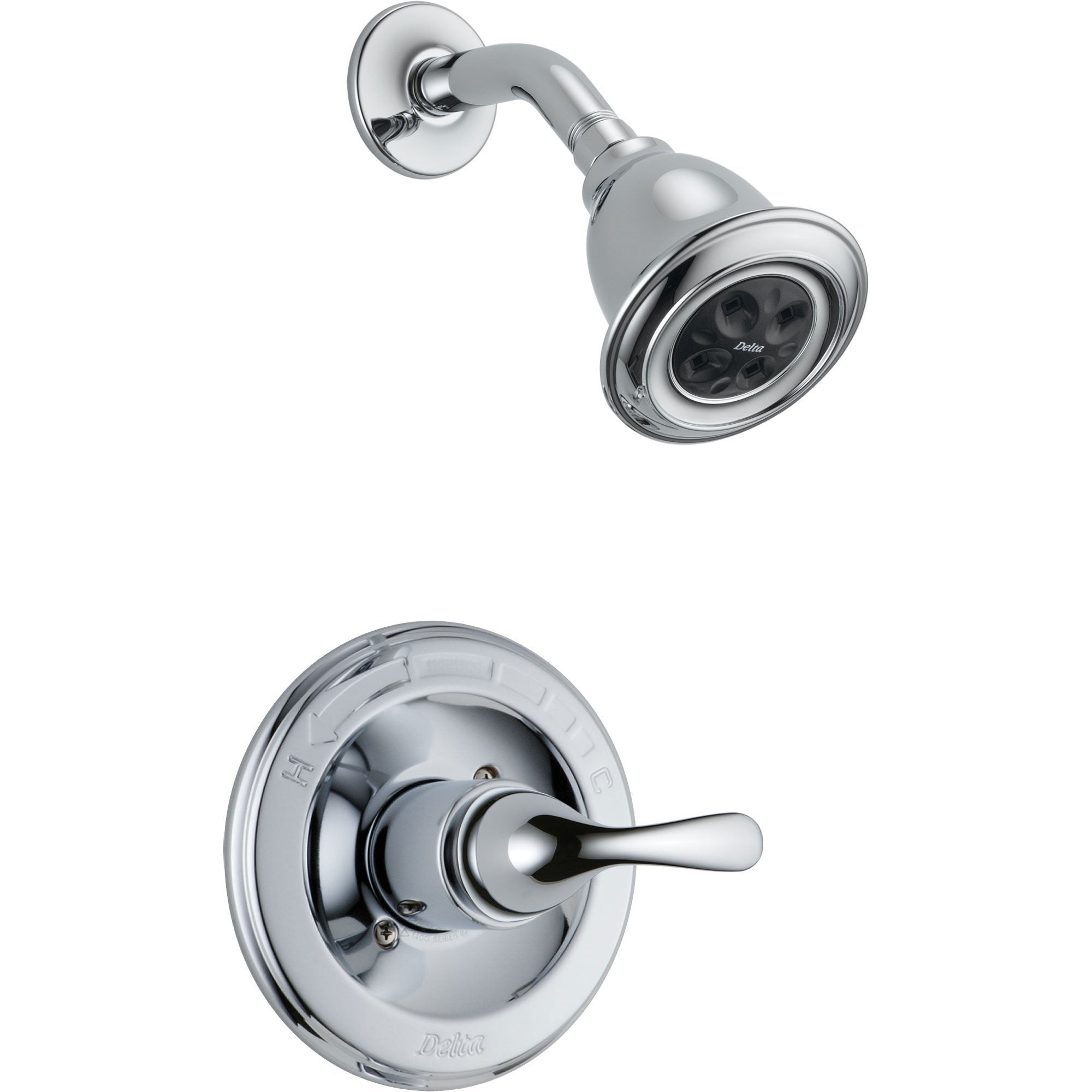 Delta Classic Single Handle Chrome Finish Shower Only Faucet with Valve D557V