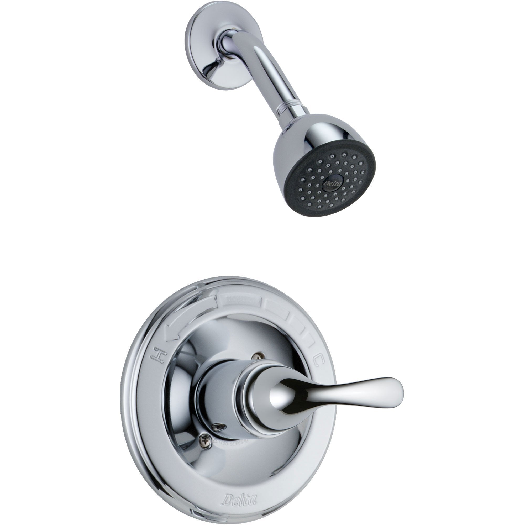 Delta Classic Chrome Single Handle Shower Only Faucet Includes Valve D614V