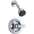 Delta Chrome Finish Monitor 13 Series Classic Lever Handle Shower only Faucet Includes Rough-in Valve without Stops D2533V