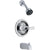 Delta Classic Chrome Tub and Shower Combination Faucet Includes Valve D288V