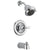 Delta Chrome Finish Monitor 13 Series Single Handle Pressure Balanced Tub and Shower Combination Faucet Includes Rough-in Valve without Stops D2525V