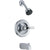 Delta Classic Chrome Tub and Shower Combination Faucet Trim Kit 550156