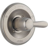 Delta Lahara Stainless Steel Finish Shower Control Handle, Includes Valve D048V