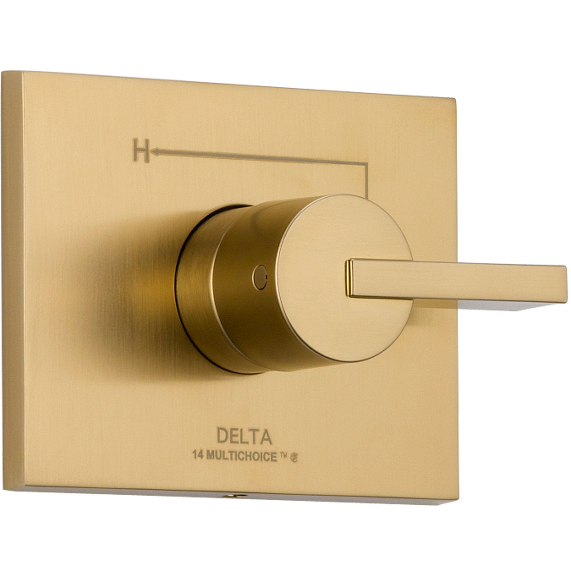 Delta Vero Champagne Bronze Single Handle Shower Control, Includes Valve D017V