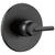Delta Trinsic Collection Matte Black Monitor 14 Modern Round Shower Faucet Valve Only Control Handle Includes Rough-in Valve with Stops D2508V