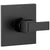 Delta Ara Collection Matte Black Finish Monitor 14 Modern Square Shower Faucet Valve Only Control Handle Includes Rough-in Valve with Stops D2506V