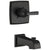 Delta Ashlyn Matte Black Finish Monitor 14 Series Wall Mount Tub only Faucet Includes Single Handle, Cartridge, and Valve without Stops D3523V