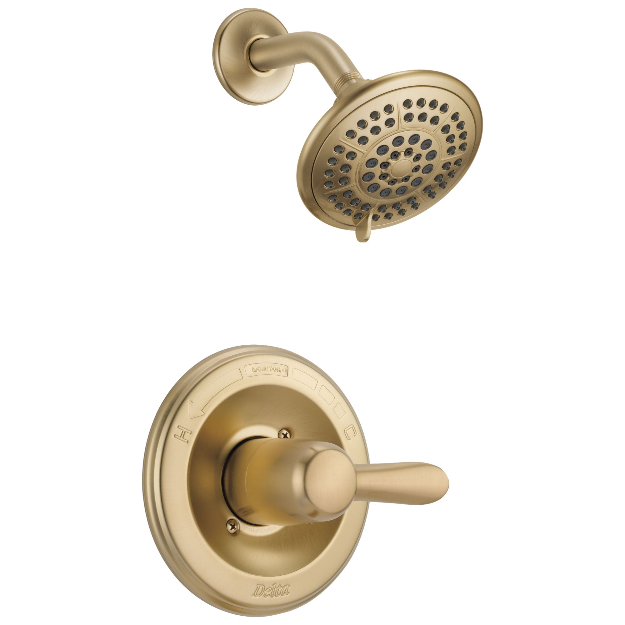 Delta Lahara Single Handle Champagne Bronze Shower Only Faucet with Valve D563V
