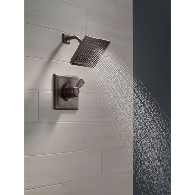 Delta Dryden Venetian Bronze Modern Square Shower Only Faucet with Valve D573V