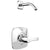 Delta Tesla Collection Chrome Monitor 14 Series Modern Single Handle Shower only Faucet Trim - Less Showerhead Includes Rough-in Valve with Stops D2464V
