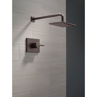 Delta Vero Venetian Bronze Finish Water Efficient Shower only Faucet Includes Single Lever Handle, Cartridge, and Valve with Stops D3510V