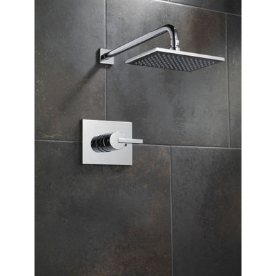 Delta Vero Chrome Large Modern Square Shower Only Faucet Includes Valve D636V