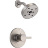 Delta Compel Stainless Steel Finish Modern Shower Only Faucet Trim 584035