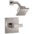 Delta Ara Collection Stainless Steel Finish Modern Single Handle Square Monitor 14 Shower only Faucet Trim Kit (Valve Sold Separately) 682969