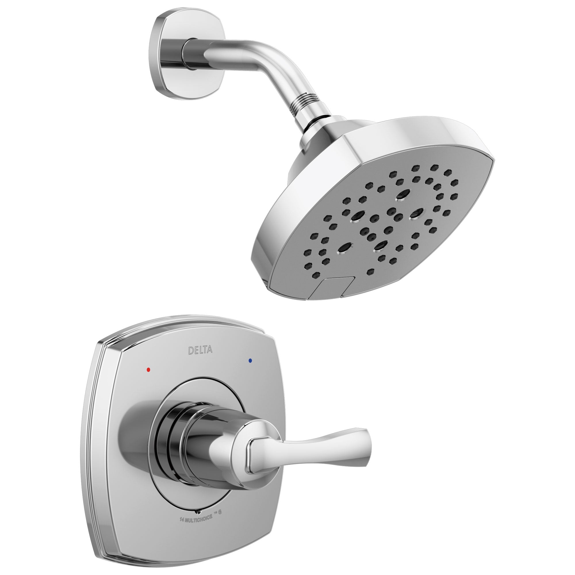 Delta Stryke Chrome Finish 14 Series Shower Only Faucet Trim Kit (Requires Valve) DT14276